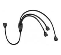Inter-Tech 88885466 adaptateur et connecteur de câbles 4pin RGB 3x 4pin RGB Noir