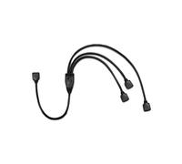 Inter-Tech 88885466 Câble d'alimentation interne - Longueur 0.48m - Connecteur 4 broches vers 4 broches - Noir - Poids 30g - Unité