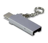 Inter-Tech 88885469 Non classé - Lecteurs de Carte mémoire (MicroSD (TransFlash), Zinc, Zinc, USB 2.0 Type-A/Type-C, 15 mm, 40 mm)