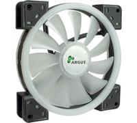 Inter-Tech Ventilateur de boîtier 88885539 14 cm Noir RGB 1 pièce