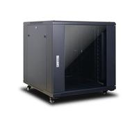 Inter-Tech 88887258 étagère 15U Rack Autonome Noir