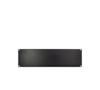 Inter-Tech 88887270 Panneau Plein Rack 3U Noir, Dimensions 131x481x11mm, Kit de Montage Inclus, Code SH 85389099 (1 pièce)