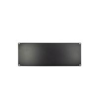 Inter-Tech 88887271 Plaque d'étagère rack 4U, Noir, 177x483x16mm, Kit de montage inclus, Code SH 85389099