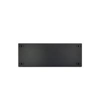 Inter-Tech 88887275 Panneau Plein Rack 4U Noir 178x484x14mm (LxPxH) - Accessoire pour Rack Serveur, Poids 840g