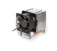 Inter-Tech A-19 Refroidisseur Processeur 8cm Aluminium Noir, 1000-3800 RPM, 16-43.4dB, 13.8-65.4 CFM, AM4, TDP 95W, Roulement à Billes