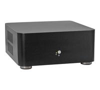 Inter-Tech Boîtier PC A80 ITX Noir — Alim 60 W, 2 baies internes, 2 ports USB 3.0