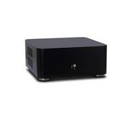 Inter-Tech Boîtier PC A80 ITX Noir — Alim 60 W, 2 baies internes, 2 ports USB 3.0