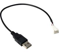 Inter-Tech Adaptateur USB AM vers 3Pin femelle, 30 cm