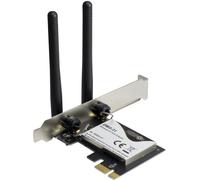 Inter-Tech Adaptateur Wi-Fi 4 PCIe DMG-31 2T2R Antenne 300Mbps retail