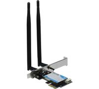 Inter-Tech Adaptateur Wi‑Fi 5 PCIe EP-132 antenne Bluetooth 4.2