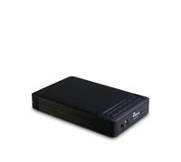 Inter-Tech Argus GD-35LK01 Boîtier HDD 3.5" Noir - 1x SATA/SATA II/SATA III jusqu'à 16To - USB 3.2 Gen 1 - Aluminium - Compatible Windows/macOS/Linux