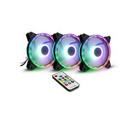 Inter-Tech Argus RS-07 Boitier PC Ventilateur 12 cm Noir, Blanc