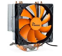Inter-Tech Argus SU-260 Processeur Refroidisseur 12 cm Noir, Orange