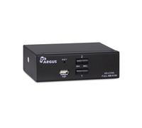 Inter-Tech AS-21HA : Switch KVM HDMI 2 Ports USB (Clavier/Souris) Full HD+ 1920x1440, Scan 5s, Boîtier Acier Noir, MTBF 120000h