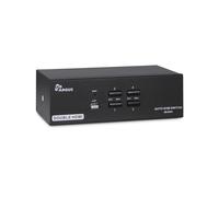 Inter-Tech AS-42HA Switch KVM HDMI 4 Ports USB 2.0 Full HD+ 1920x1440 Boîtier Acier MTBF 120000h Alimentation 5V DC Noir