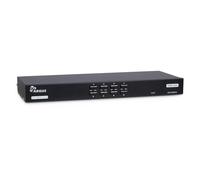 Inter-Tech AS-9108HA commutateur écran, clavier et souris Grille de montage Noir
