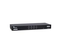 Inter-Tech AS-9108HA Switch KVM 8 ports USB 2.0 HDMI 4K Ultra HD (4096x2160) avec OSD, Montage Rack, châssis acier, MTBF 120000h