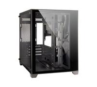 Inter-Tech C-501 Aspect, Boîtier PC Midi Tower Noir, Micro ATX/Mini-ITX, 2x 3.5", 2x 2.5", USB 3.2 Gen 1, Ventilation 120mm, 278x400x370mm