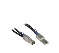 Inter-Tech Câble 1m SFF-8644 vers SFF-8088 Noir, connecteurs mâle/mâle, réf. 88885007, poids 150g, code SH 84733080