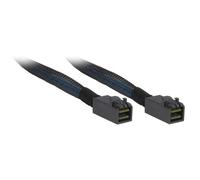 Inter-Tech - Câble interne SAS - SAS 12Gbit/s - Disque dur SAS Mini 4x (SFF-8643) pour Disque dur SAS Mini 4x (SFF-8643) - 1 m - Noir/bleu