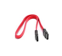 Inter-Tech Câble SATA III 0.5m Rouge (M/M) - Taux de transfert 6 Gbit/s, connecteurs droits, longueur 0.5 mètre, référence 88885310