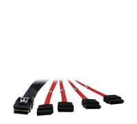 Inter-Tech Câble SFF-8087-> 4x SATA 1m