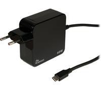 Inter-Tech Charger USB-C 65W Black PD-2065