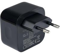 Inter-Tech Chargeur secteur PD-2036 - 36W Double USB-C, 100-240V, Noir, Surtension/Court-circuit
