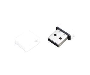 Inter-Tech DMG-02 Adaptateur USB WLAN 150 Mbit/s, 802.11b/g/n, 2.4 GHz, Chipset Realtek RTL-8188EUS, Support Windows/Linux, USB 2.0, Blanc