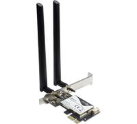 Inter-Tech DMG-35 Wi-Fi6 + BT5.0 2-in-1 WLAN + Bluetooth 5.0 PCIe Adapter 3000Mb
