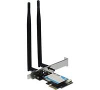Inter-Tech Adaptateur Wi‑Fi PCIe EP-134 – Wi‑Fi 6, antenne Bluetooth 5.2