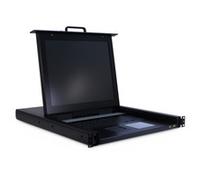 Inter-Tech Commutateur KVM 1708 LED 17" Clavier avec pavé tactile 8 ports D-Sub câble VGA/USB