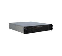 Inter-Tech IPC 2U-20248 Châssis Rackable 19" 2U Noir Acier, 8x 3.5", 3x 2.5", 4x 5.25", ATX/microATX/Mini-ITX, 2x 80mm, 480x515x89mm