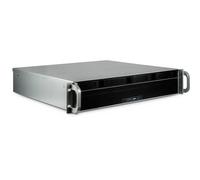 Inter-Tech IPC 2U-2404S Support Noir, Argent