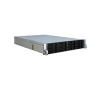 Inter-Tech IPC 2U-2412 Châssis Serveur Rack 2U ATX/EATX/microATX/Mini-ITX/SSI EEB, 1x 3.5", 14x 2.5", 2x USB 3.2 Gen 1, 8cm Fan