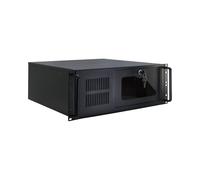 Inter-Tech IPC 4U-4088-S Châssis Rack 4U Noir Acier, Baies 8x 3.5", 5x 2.5", 3x 5.25", Vent. 1x120mm avant, ATX/mATX/Mini-ITX, RoHS/CE