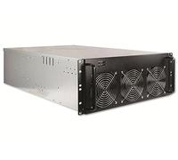 Inter-Tech Rack minier 4W40 - 4U, acier au carbone, noir