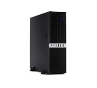 Inter-Tech IT-503 - SFF - mini ATX - pas d'alimentation (TFX12V) - noir mat - USB/Audio