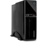 Inter-Tech Boîtier mini ITX IT-607 - sans alimentation, USB/Audio - Bureau Noir