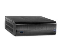 Inter-Tech JX-500 ITX Desktop (Mini ITX, w/o PSU), Black