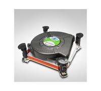 Inter-Tech K-2 Refroidisseur CPU 75mm, 1000-4000 RPM, 21-44 dB, Socket LGA 1150/1155/1156/1200, Intel Pentium/Core i3/i5, Noir/Cuivre/Argent