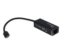 Accessoire réseau Inter-Tech Elektronik Handels Argus IT-811 - Adaptateur réseau - USB-C - Gigabit Ethernet - noir