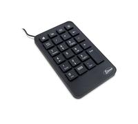 Inter-Tech KB-120 Clavier Numérique USB Universel Noir, 23 touches, Interface USB, Câble 1.4m, Compatible Windows/macOS/Linux, 90x148x20mm, 140g