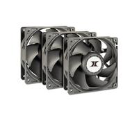 Inter-Tech Kit de 3 Ventilateurs 120mm 4000 RPM 59.28dB pour Boîtier PC, 245.97 CFM, 11.1 mmH2O, Connecteur 4-Pin, Noir (88887368)