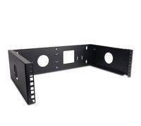 Inter-Tech Kit de support (horizontal) - adapté au montage mural - RAL 9005 - 3U - 48,3 cm (19")
