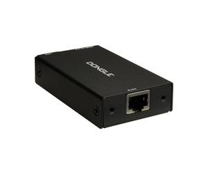 Inter-Tech KT-150D Adaptateur d'Interfaces DVI-D via RJ-45 Femelle, Résolution 1980x1080, Connectivité Filaire, Boîtier Métal, Câble USB Type-A vers B inclus