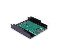 Inter-Tech KT001B : Carte Adaptateur Interne M.2 vers SATA 6 Gbit/s, Compatible Windows, macOS et Linux, 101x130x25mm, Noir/Vert