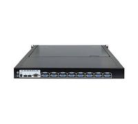 Inter-Tech Commutateur KVM 1708 LED 17" Clavier avec pavé tactile 8 ports D-Sub câble VGA/USB