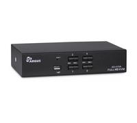 Inter-Tech KVM Switch AS-41HA HDMI, 4 Port, Metall