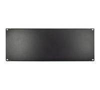 Inter-Tech 88887271 Plaque d'étagère rack 4U, Noir, 177x483x16mm, Kit de montage inclus, Code SH 85389099